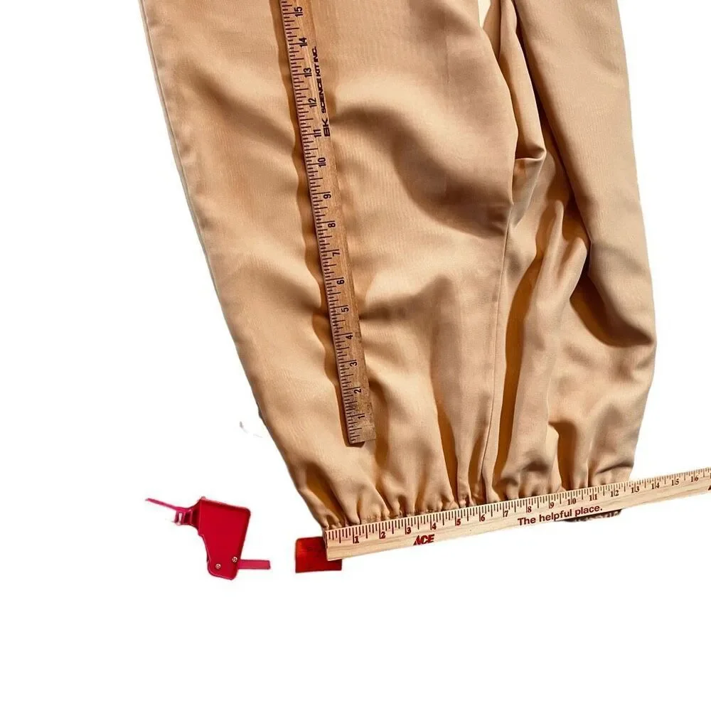 Vintage silky pants set with sheer cover / jacket